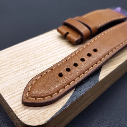 Ремешок коричневого цвета от RemenMaster для часов 22 мм артикул RM018-22-20