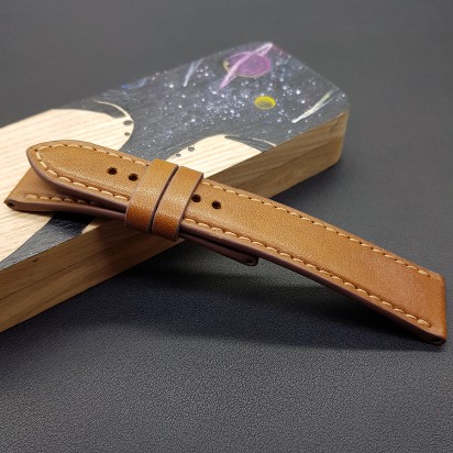 Ремешок коричневого цвета от RemenMaster для часов 22 мм артикул RM018-22-20