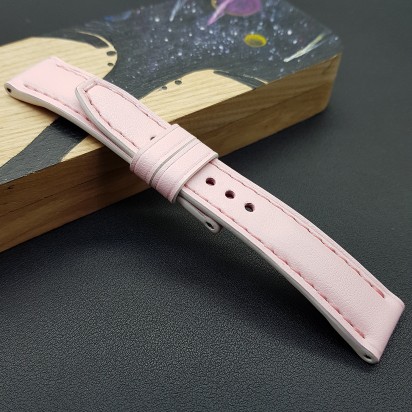 Ремешок нежно-розового цвета от RemenMaster для часов 18 мм артикул RM021-18-16