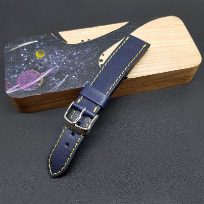 Кожаный ремешок ручной работы для часов 20 мм M191-20-18