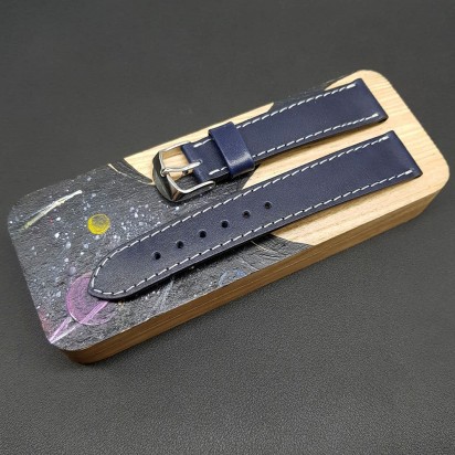 Кожаный ремешок ручной работы для часов 24 мм M193-24