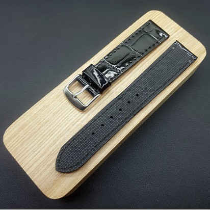 Кожаный ремешок ручной работы для часов 18 мм M239-18-16