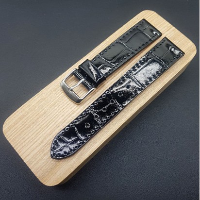 Кожаный ремешок ручной работы для часов 18 мм M239-18-16