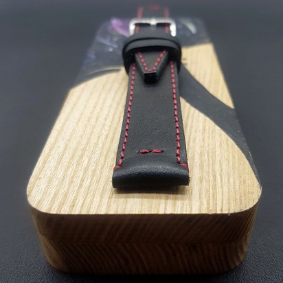 Кожаный ремешок ручной работы для часов 18 мм M242-18-16