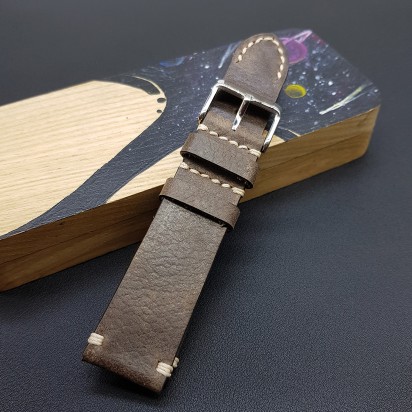 Ремешок коричневого цвета от RemenMaster для часов 22 мм артикул M280-22-20