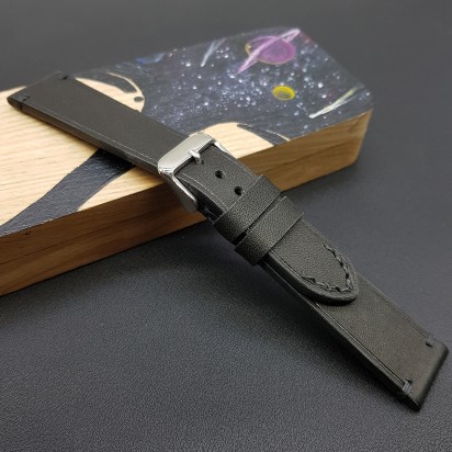 Ремешок черного цвета от RemenMaster для часов 18 мм артикул M285-18-16