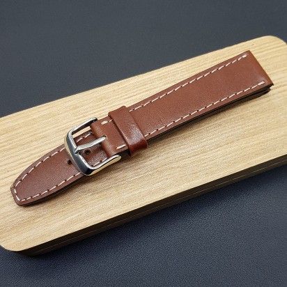 Кожаный коричневый ремешок RemenMaster для часов 22 мм артикул M275-22-20