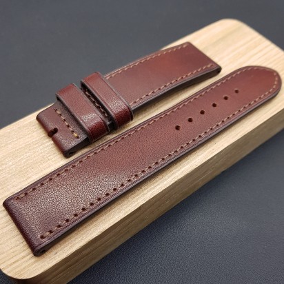 Ремешок коричневого цвета от RemenMaster для часов 22 мм артикул M082-22-22