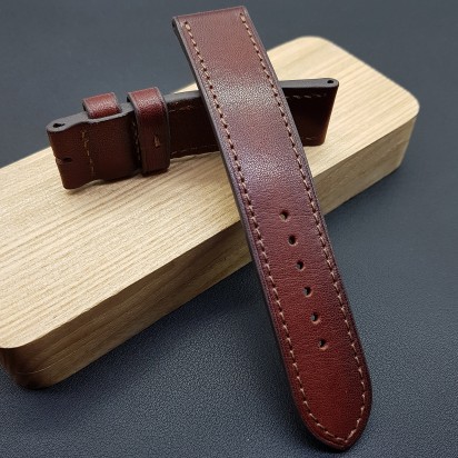 Ремешок коричневого цвета от RemenMaster для часов 22 мм артикул M082-22-22