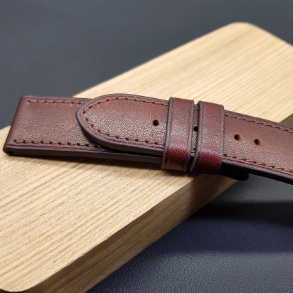Ремешок коричневого цвета от RemenMaster для часов 22 мм артикул M082-22-22