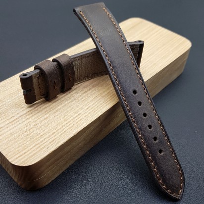 Ремешок коричневого цвета от RemenMaster для часов 20 мм артикул M114-20-18