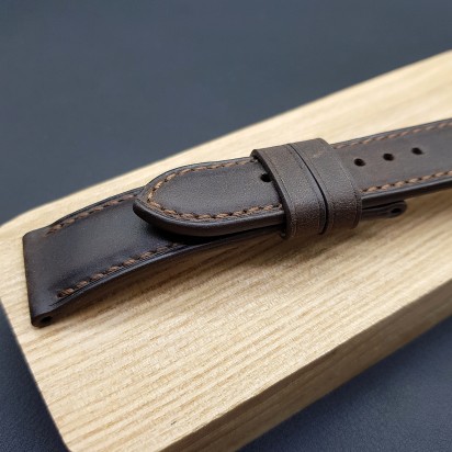 Ремешок коричневого цвета от RemenMaster для часов 20 мм артикул M114-20-18