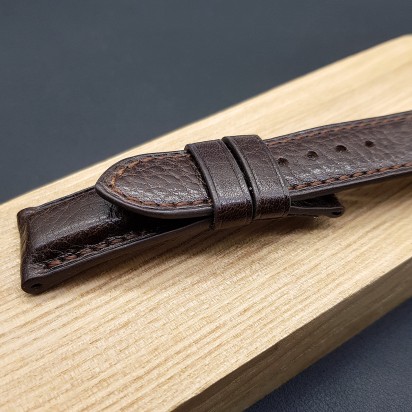 Ремешок коричневого цвета от RemenMaster для часов 19 мм артикул M116-19-18