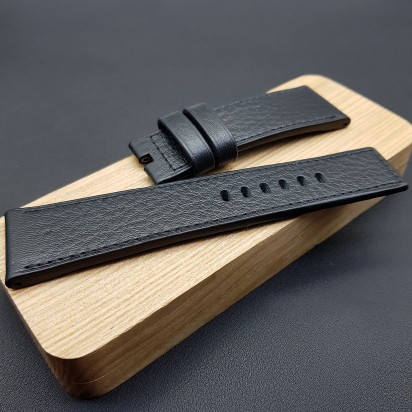 Ремешок чёрного цвета от RemenMaster для часов Diesel 27 мм артикул M150-27-24