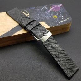 Ремешок черного цвета от RemenMaster для часов 22 мм артикул M288-22-20