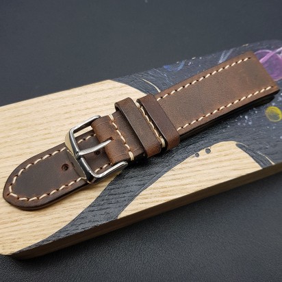 Ремешок коричневого цвета от RemenMaster для часов 20 мм артикул M290-20-18