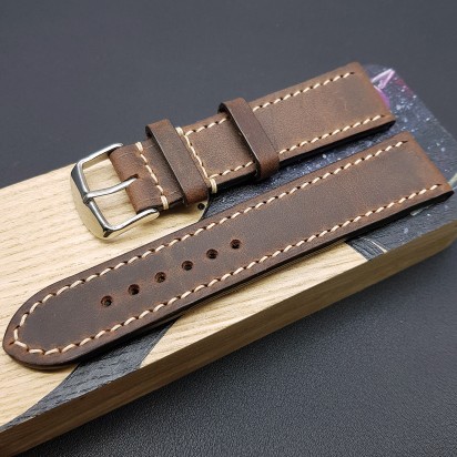 Ремешок коричневого цвета от RemenMaster для часов 20 мм артикул M290-20-18