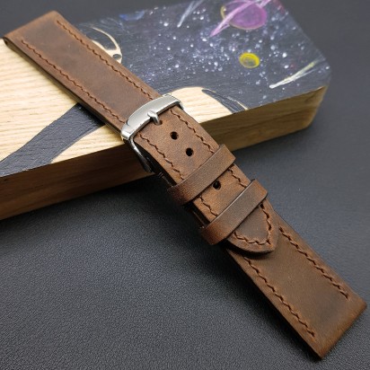 Ремешок коричневого цвета от RemenMaster для часов 20 мм артикул M292-20-18