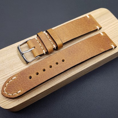Ремешок из натуральной кожи RemenMaster для часов 20 мм артикул M298-20-18