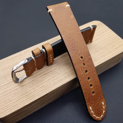 Ремешок из натуральной кожи RemenMaster для часов 20 мм артикул M298-20-18