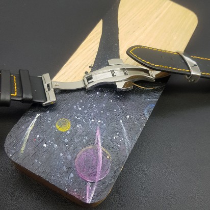 Ремешок кожаный для часов Tissot Couturier 24 мм артикул CRW508-24-22