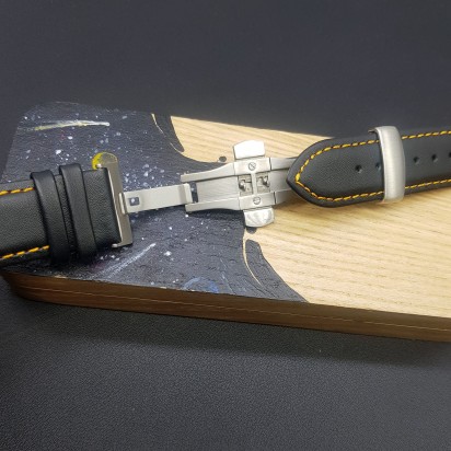 Ремешок кожаный для часов Tissot Couturier 22 мм артикул CRW508-22-20