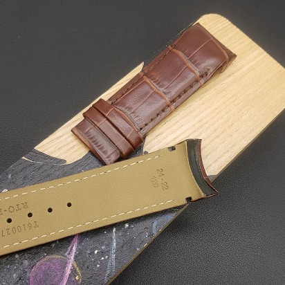 Ремешок кожаный для часов Tissot Couturier 22 мм артикул CRW509-22-20