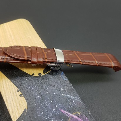 Ремешок кожаный для часов Tissot Couturier 24 мм артикул CRW509-24-22