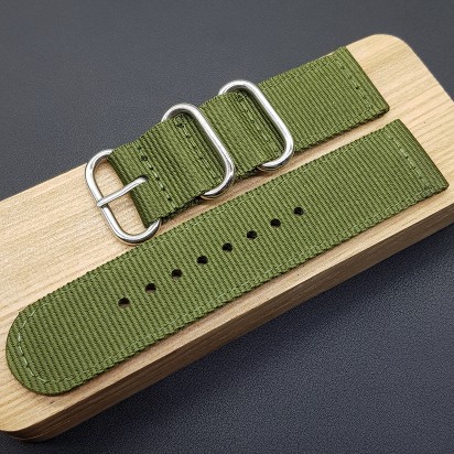 Текстильный ремешок для часов с размером креплений 24 мм артикул TSR001-24-24