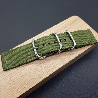 Текстильный ремешок для часов с размером креплений 24 мм артикул TSR001-24-24