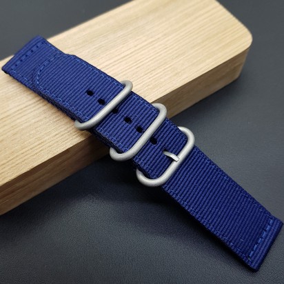 Текстильный ремешок для часов с размером креплений 24 мм артикул TSR002-24-24