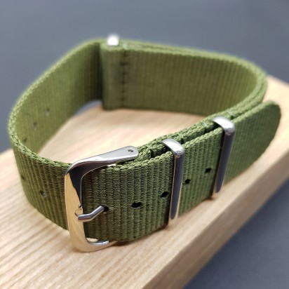 Ремешок NATO текстильный для часов 22 мм артикул TSR003-22-22