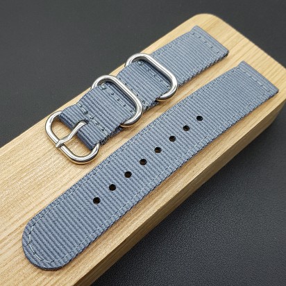 Текстильный ремешок для часов с размером креплений 20 мм артикул TSR014-20-20