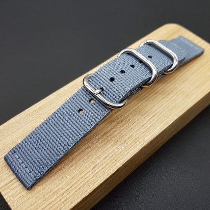 Текстильный ремешок для часов с размером креплений 20 мм артикул TSR014-20-20